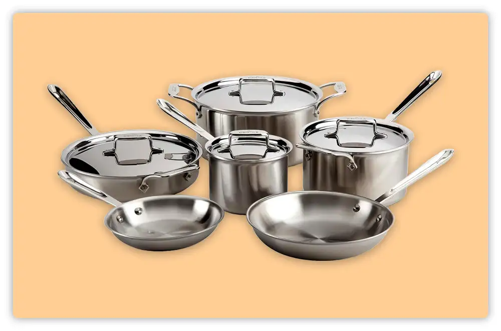 All-Clad D5 Stainless-Steel 10-Piece Cookware Set Reviews