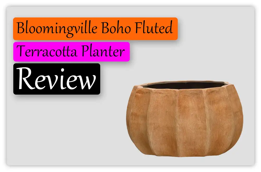 Bloomingville Boho Fluted Terracotta Planter 1 Bloomingville Boho Fluted Terracotta Planter