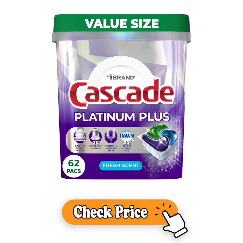 Cascade Platinum Plus Cleaning Performance
