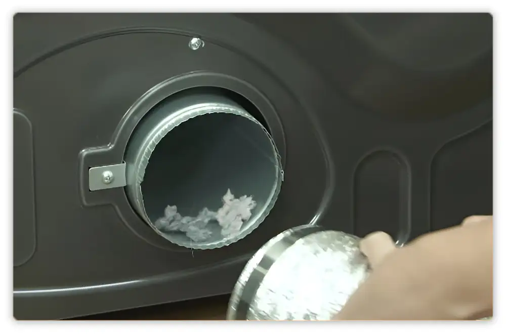 Clogged Exhaust Vent for Samsung dryer not spinning Clogged Exhaust Vent for Samsung dryer not spinning