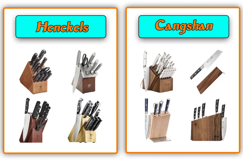 Comparison of Top Collections Cangshan vs Henckels Comparison of Top Collections Cangshan vs Henckels