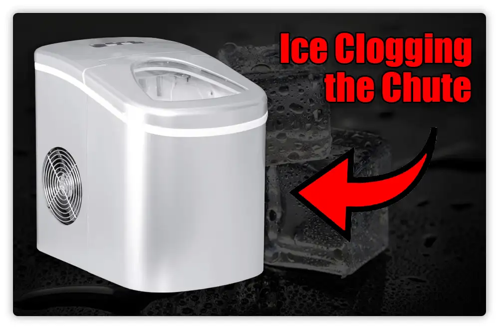 Ice Clogging the Chute Issue for Frigidaire Ice Maker Not Working Ice Clogging the Chute Issue for Frigidaire Ice Maker Not Working