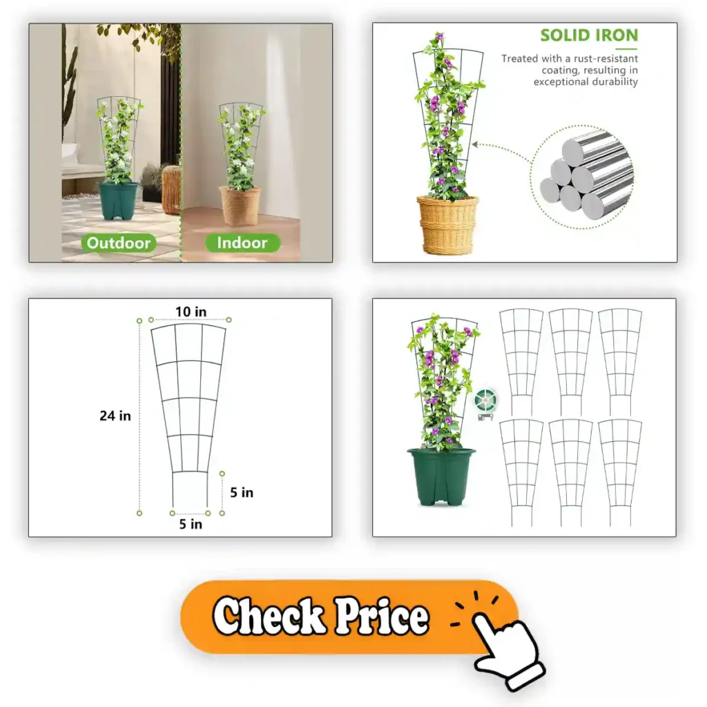 Indoor Plant Trellis for Potted Plants