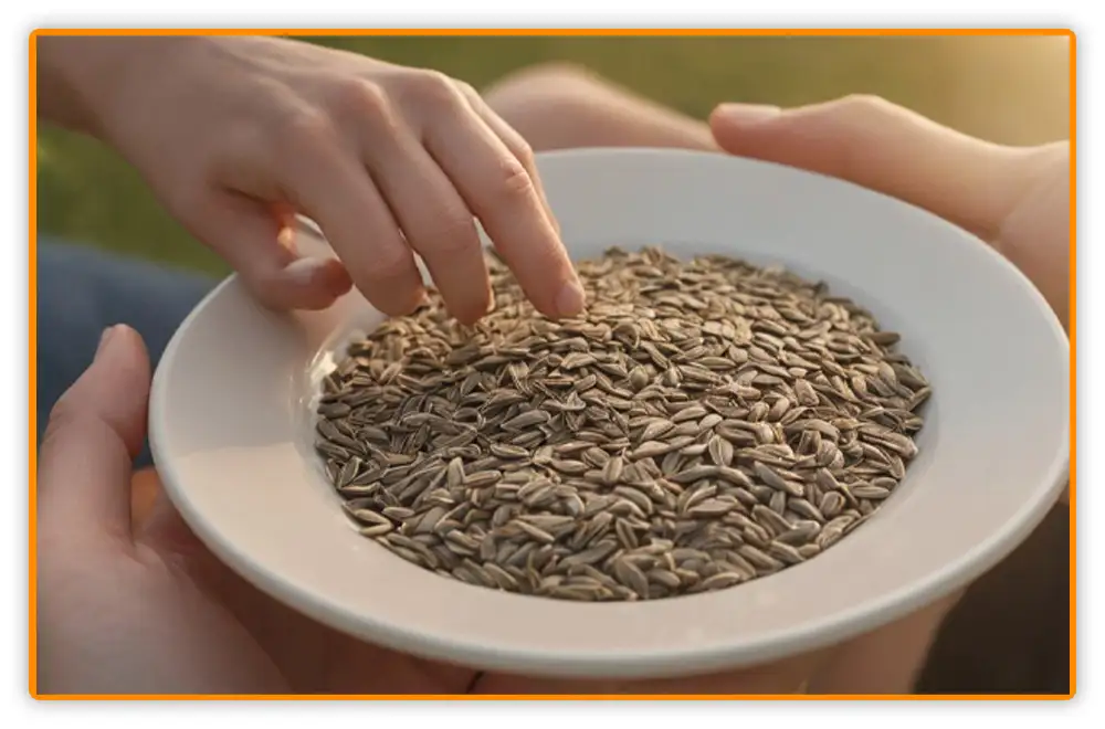 Preparing Sunflower Seeds for Eating