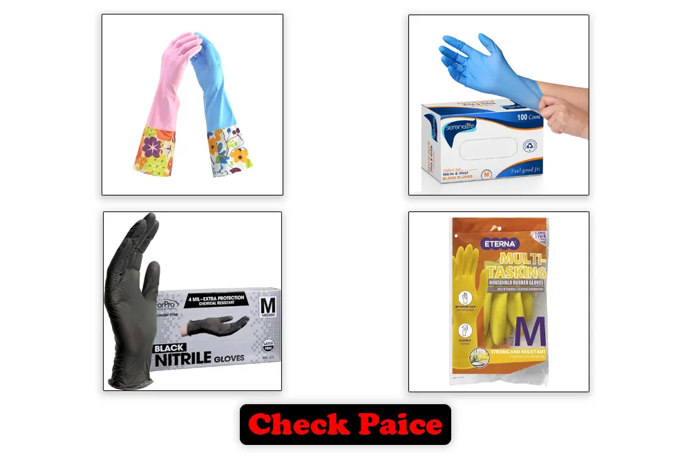 protective gloves and glasses for spraying vinegar protective gloves and glasses for spraying vinegar