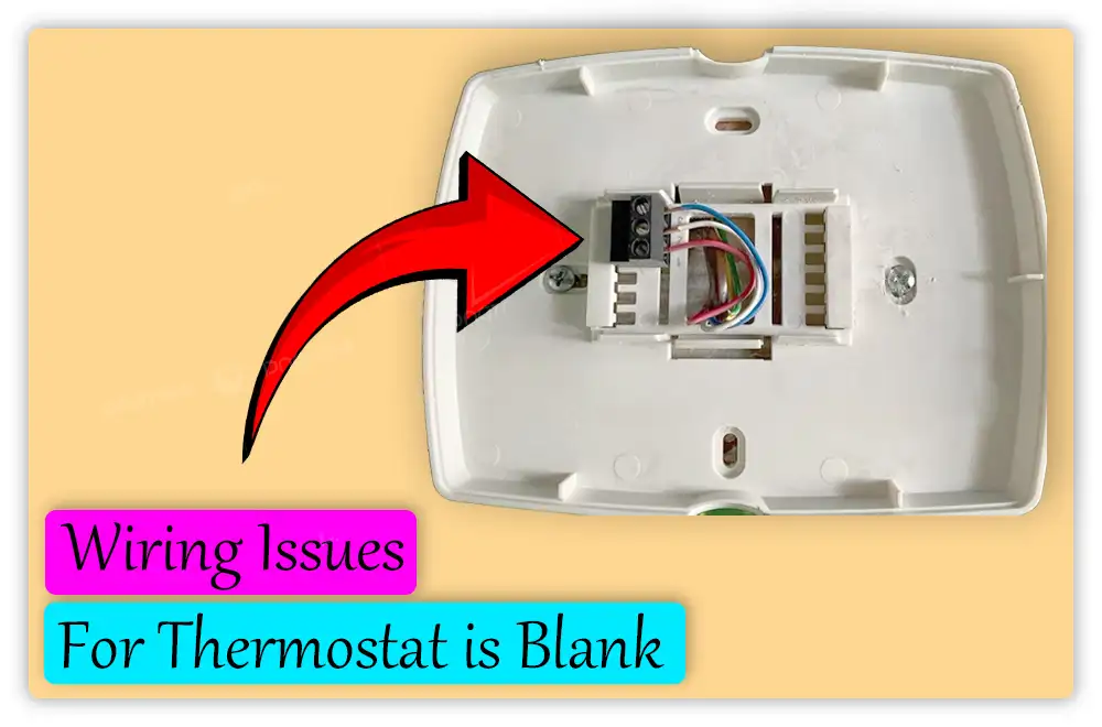 Wiring Issues for Thermostat is Blank Wiring Issues for Thermostat is Blank